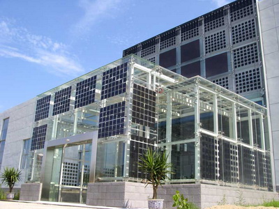 verre photovoltaïque transparent