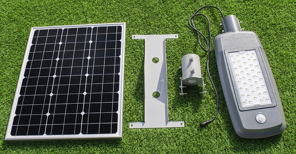dorp porselein Worden Solar LED parkverlichting, autonome LED verlichting