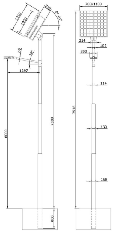 solar straat lamp