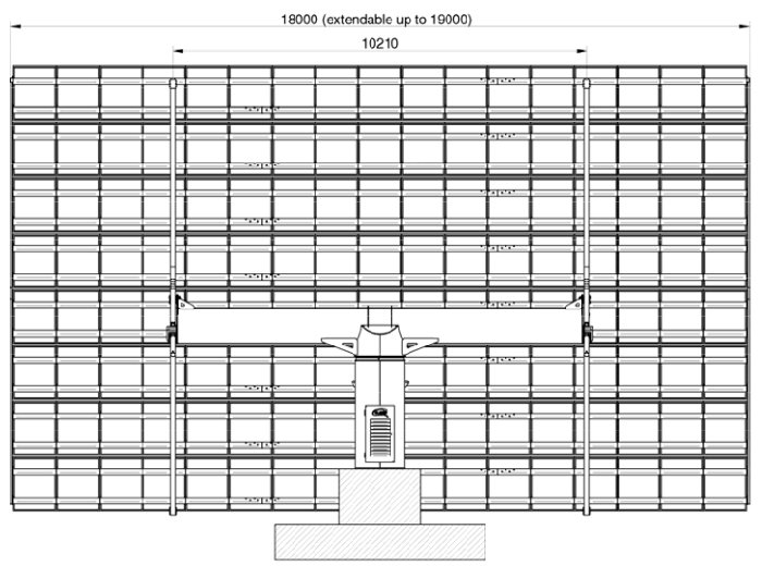 Solar Nachführsystem 34kW