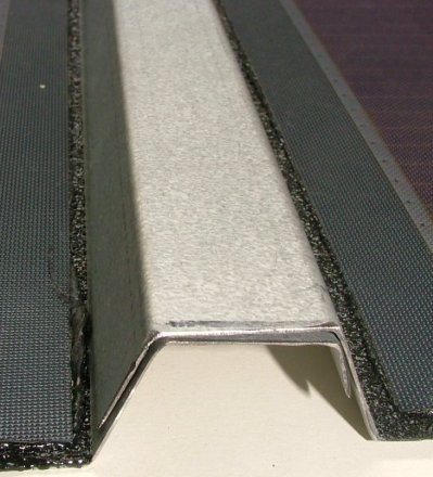 flexible solar panels in metal trapeze roof, Large Format Integrated Solar Roof Sheeting