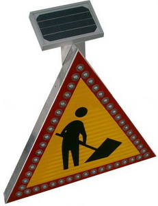 solar led verkeersbord