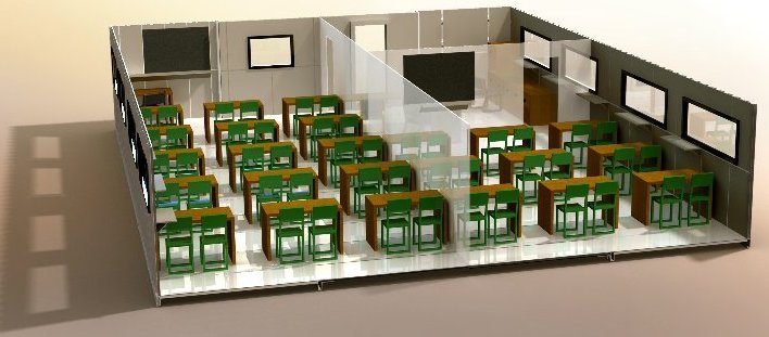 Solar Modulhaus Buro